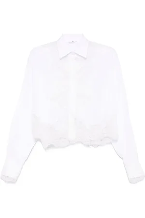 ERMANNO SCERVINO Camisa con paneles de encaje