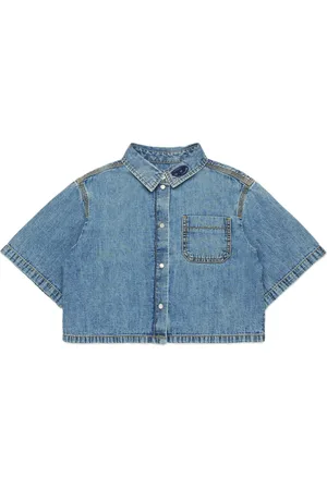 Diesel Camisa corta de mezclilla
