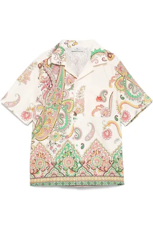 Etro Camisa con estampado de cachemira