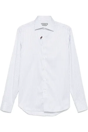 CANALI Camisa con rayas estampadas