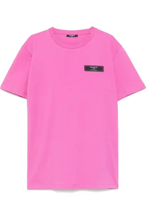 Balmain Playera con parche del logo