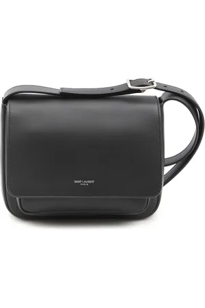 Saint Laurent Mochila tipo mensajero de cuero pequeña