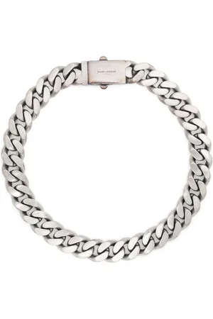 Saint Laurent Collar de cadena gruesa