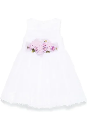 COLORICHIARI Vestido con detalle fruncido