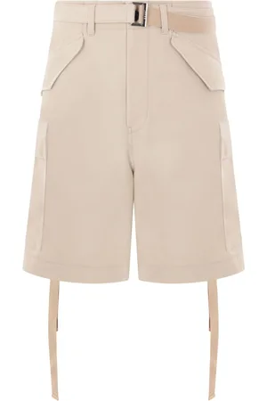SACAI Shorts cargo con cinturón
