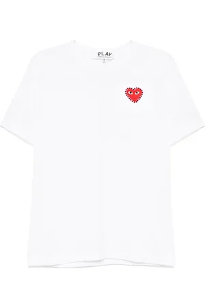 Comme des Garçons Playera con logo de parche