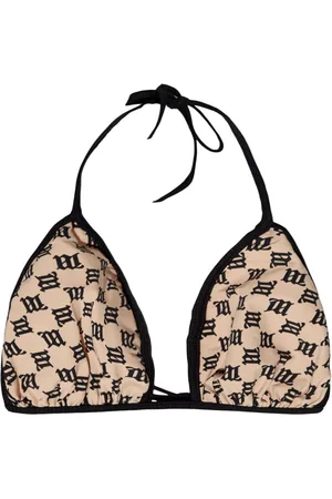 MISBHV Top de bikini con monograma
