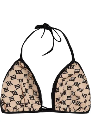 MISBHV Top de bikini con monograma