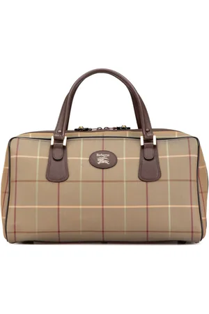 Burberry Bolsa boston 20th Century Vintage Check Canvas