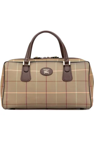 Burberry Bolsa boston 20th Century Vintage Check Canvas