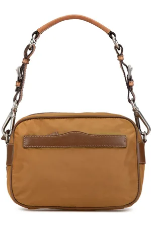 Prada Bolsa de hombro Saffiano Trimmed Tessuto 2013-2024