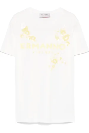Ermanno Firenze Playera con detalles de lentejuelas