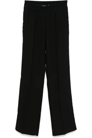 Ermanno Firenze Pantalones rectos con logo en la pretina