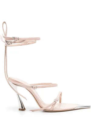 MUGLER Sandalias con tiras y tacón de 105mm