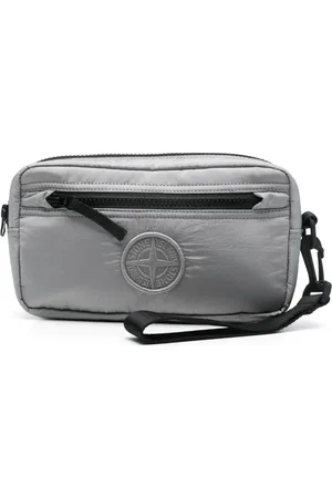 Stone Island Bolsa de mano con bordado Compass