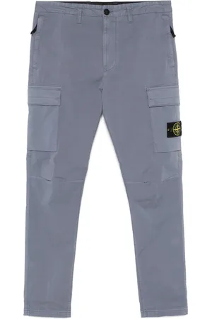Stone Island Pantalones con distintivo Compass