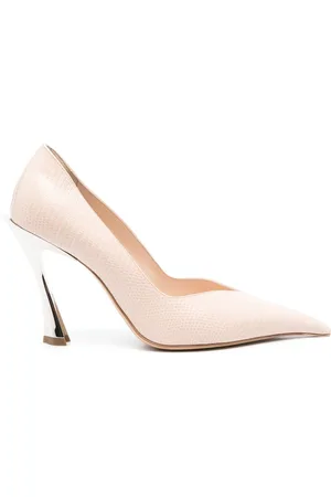 MUGLER Zapatillas con efecto de lagarto y tacón de 105mm