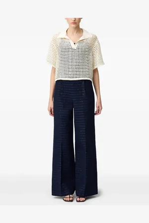 Claudie Pierlot Pantalones a rayas