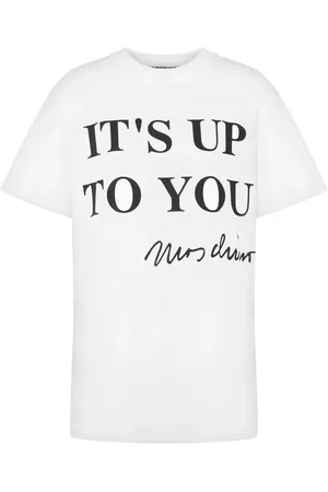 Moschino Playera con texto estampado