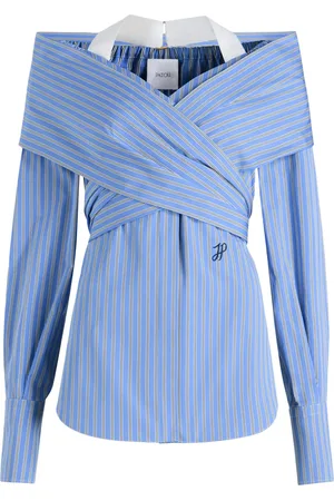 Patou Blusa cruzada de popelina