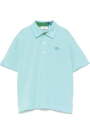 Etro Playera tipo polo con bordado Pegaso