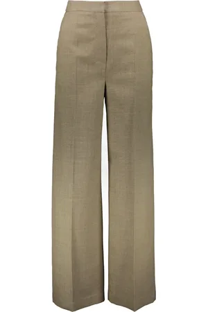 YVES SALOMON Pantalones con dobladillo vuelto