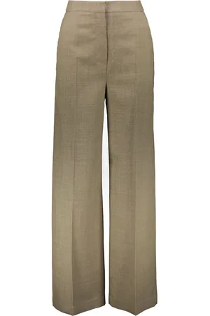 YVES SALOMON Pantalones con dobladillo vuelto