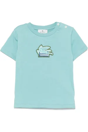 Etro Playera con bordado Pegaso