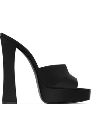 Saint Laurent Mules Boogie con plataforma de 110mm