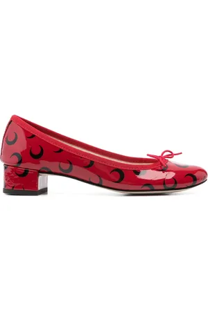Marine Serre Zapatillas Camille de 30mm de x Repetto