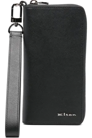 Kiton Cartera con compartimentos y cierre