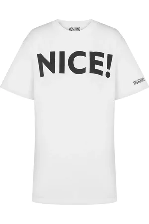 Moschino Playera con texto estampado