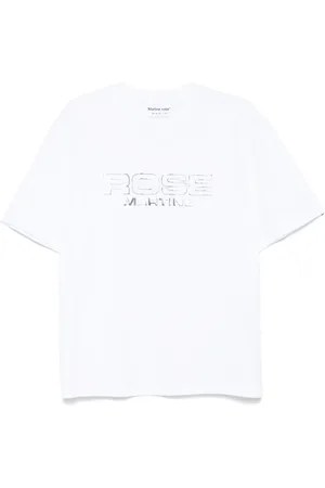 MARTINE ROSE Playera con logo estampado
