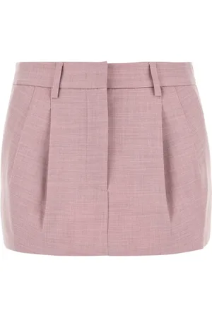 The Andamane Falda midi con detalle plisado
