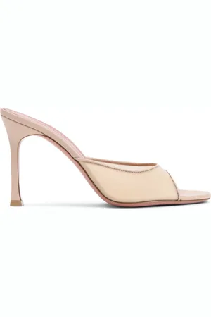 Amina Muaddi Mules Alexa con tacón de 95mm