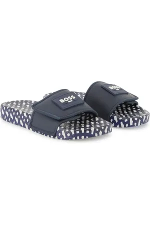 HUGO BOSS Flip flops con logo estampado