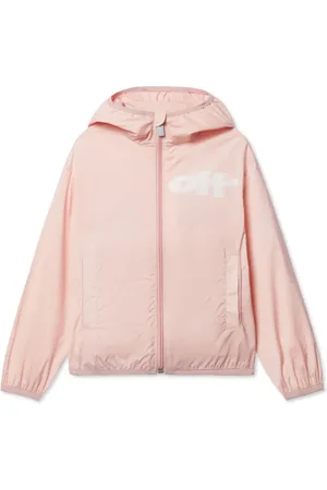 OFF-WHITE Chamarra rompevientos estampada
