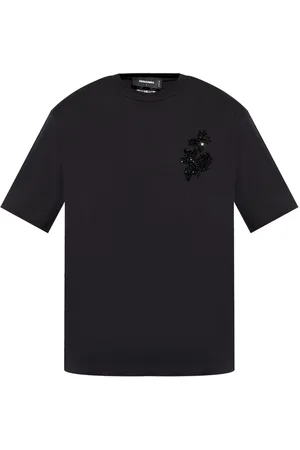 Dsquared2 Playera con detalle de cuentas