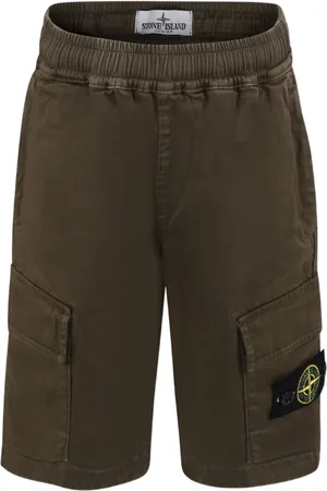 Stone Island Shorts con diseño recto