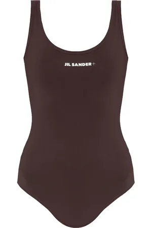 Jil Sander Traje de baño con logo estampado