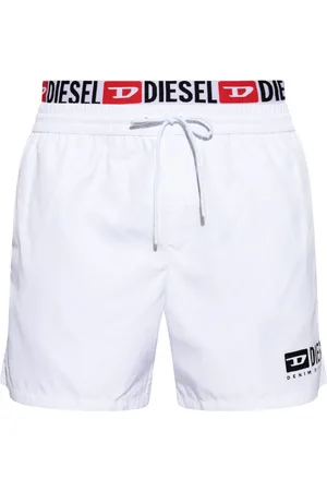 Diesel Shorts de playa con logo estampado