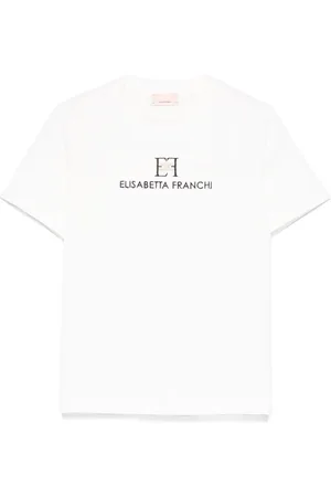 Elisabetta Franchi Playera con logo bordado