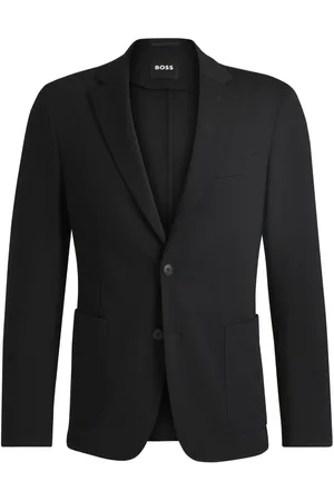 HUGO BOSS Blazer con bolsillos de parche