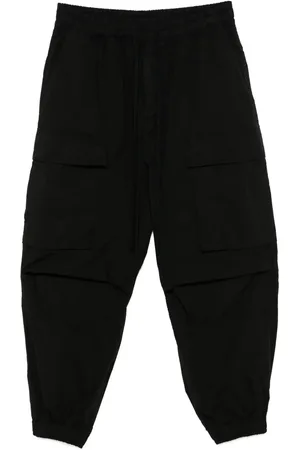 THOM KROM Pantalones cargo con cordones en la pretina