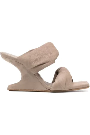 Rick Owens Sandalias con puntera cuadrada