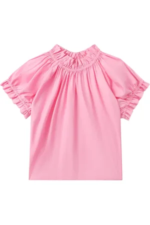 Simone Rocha Top fruncido con volantes