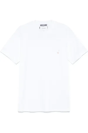 Moschino Playera con pájaros bordados