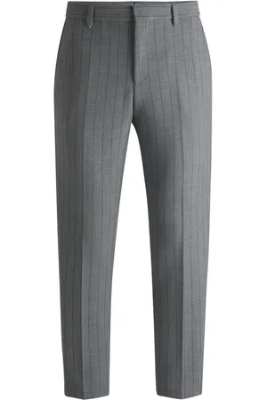 HUGO BOSS Pantalones con estampado de rayas diplomáticas