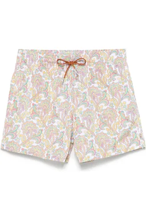 Etro Shorts de playa con estampado de cachemira