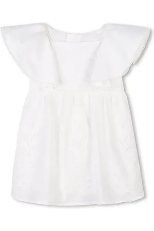 Chloé Set de sombrero y vestido con motivo bordado